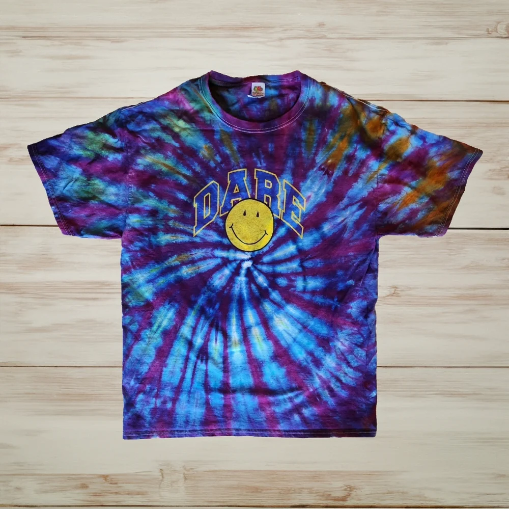 NEW Tie Dye Dare T-Shirt - Picture 1 of 2